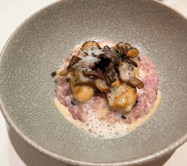 三陸産牡蠣のリゾット